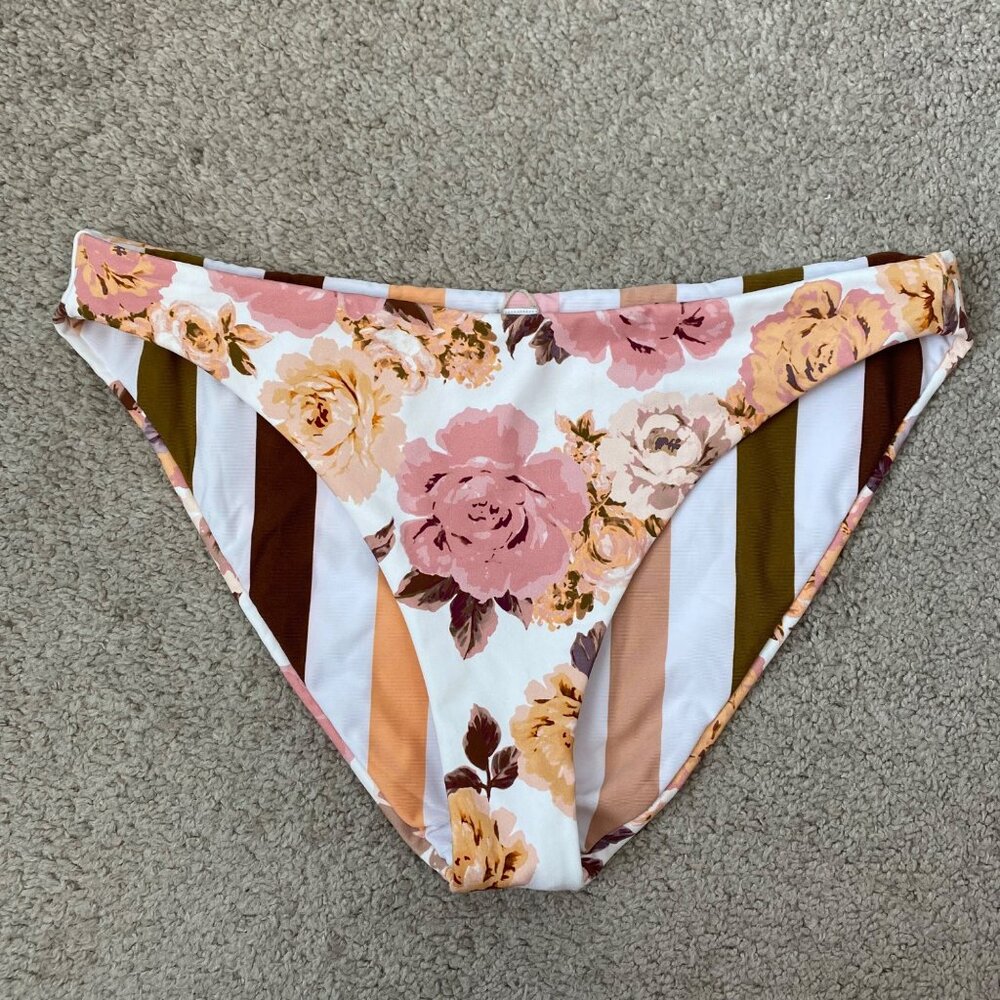 Maaji Afrodita Sublimity Classic Reversible Bikini Bottom Floral Stripe XL‎ - Picture 4 of 8